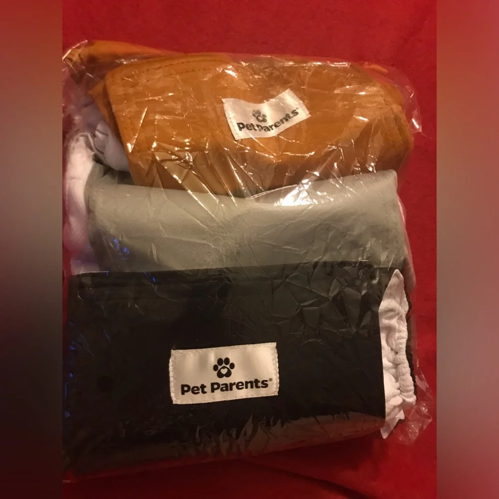 NEW Pet Parents Set of 3 Reusable Belly Bands